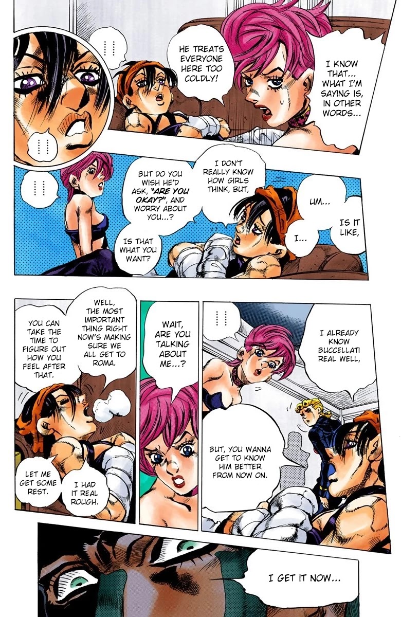 JoJo's Bizarre Adventure Part 5 - Vento Aureo (Official Colored) chapter 115 page 13