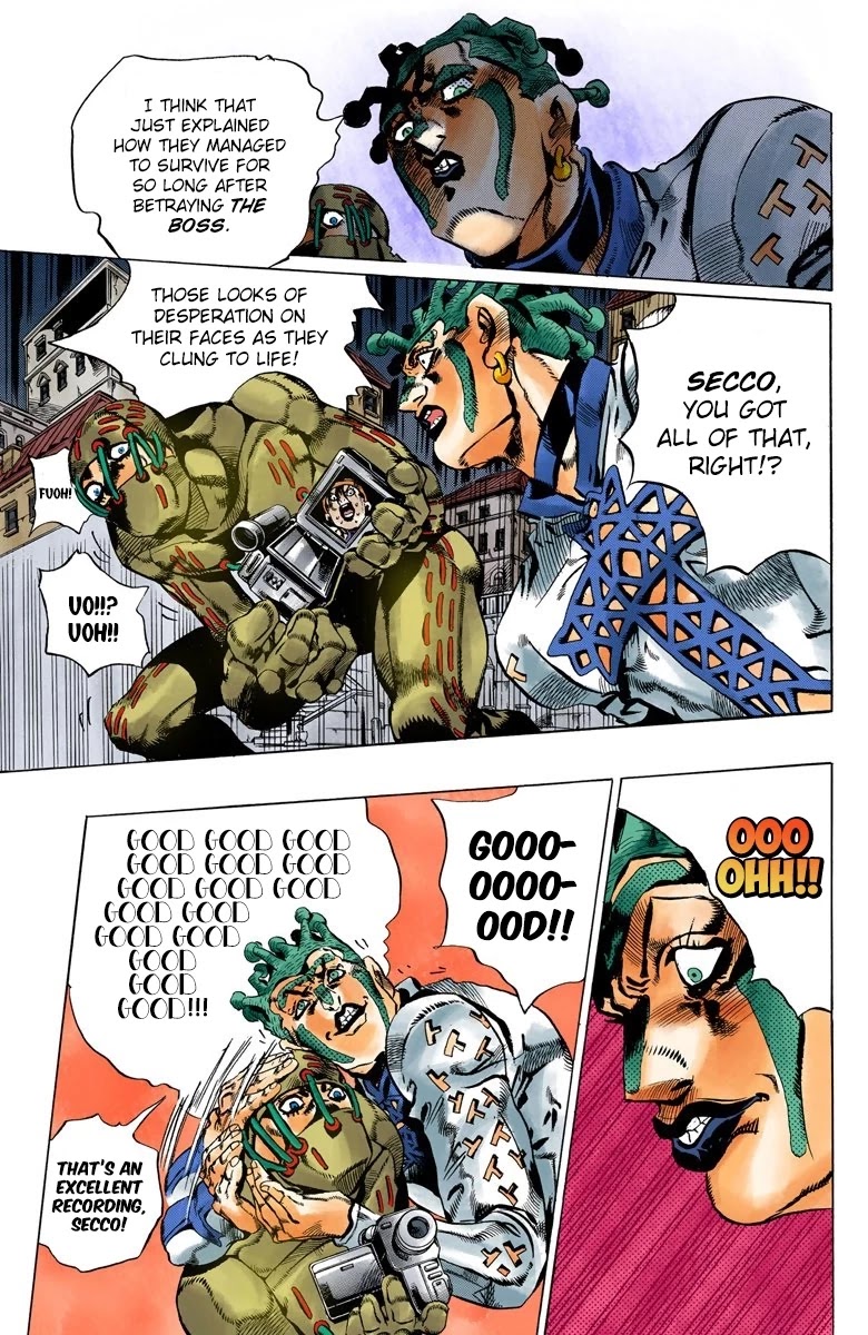 JoJo's Bizarre Adventure Part 5 - Vento Aureo (Official Colored) chapter 115 page 14