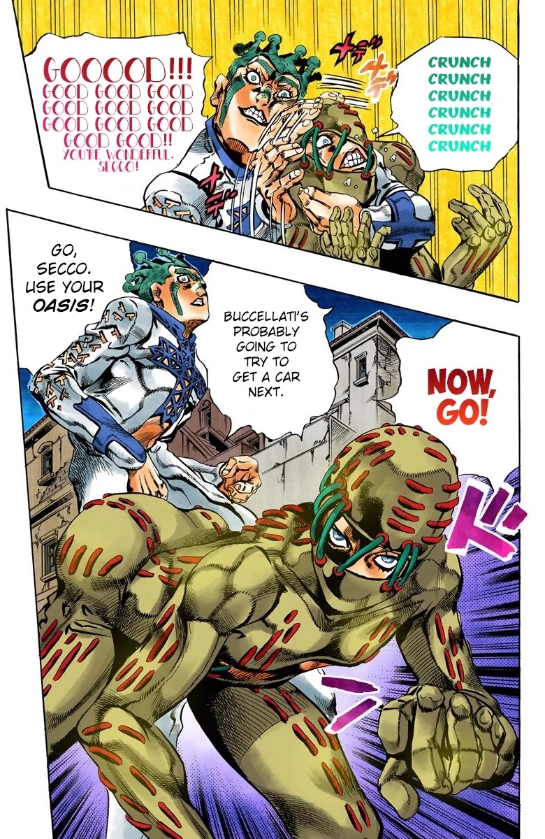 JoJo's Bizarre Adventure Part 5 - Vento Aureo (Official Colored) chapter 115 page 18