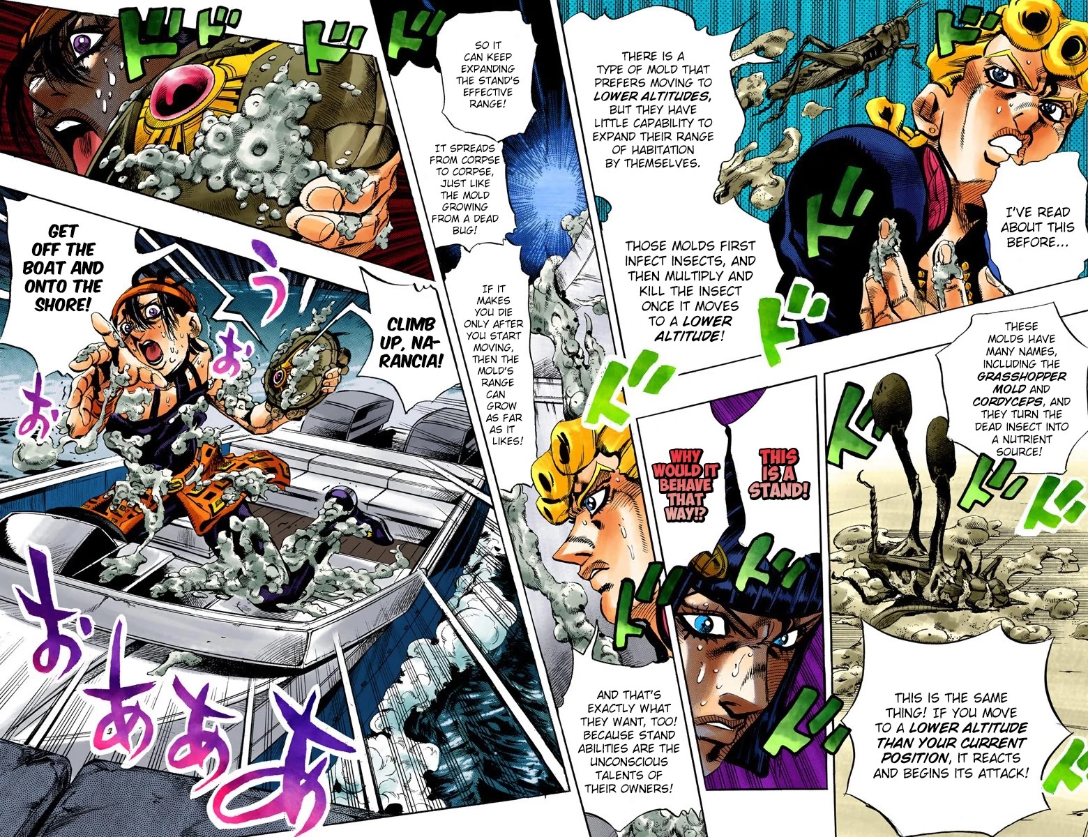 JoJo's Bizarre Adventure Part 5 - Vento Aureo (Official Colored) chapter 115 page 4