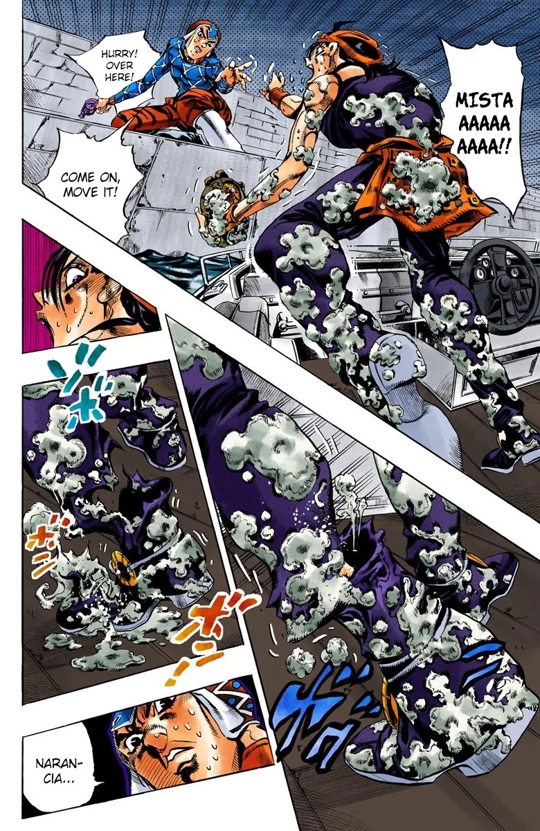 JoJo's Bizarre Adventure Part 5 - Vento Aureo (Official Colored) chapter 115 page 5