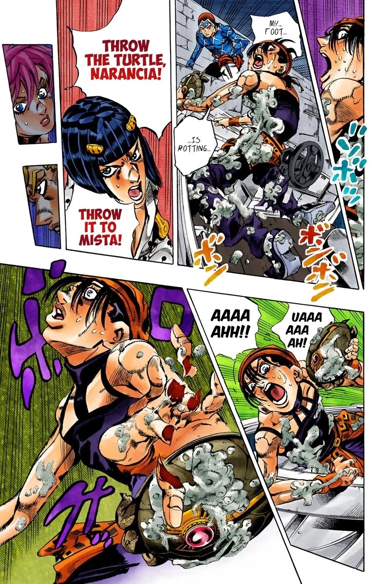 JoJo's Bizarre Adventure Part 5 - Vento Aureo (Official Colored) chapter 115 page 6