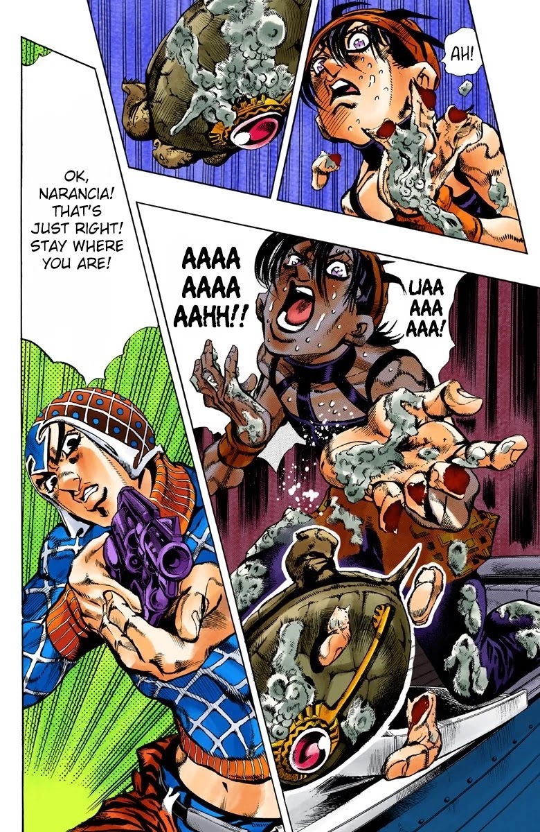 JoJo's Bizarre Adventure Part 5 - Vento Aureo (Official Colored) chapter 115 page 7