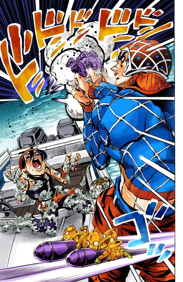 JoJo's Bizarre Adventure Part 5 - Vento Aureo (Official Colored) chapter 115 page 8