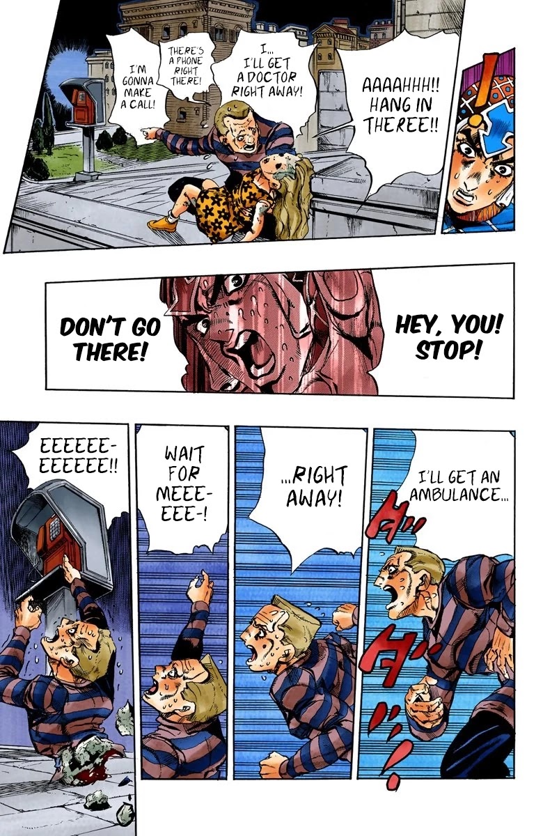 JoJo's Bizarre Adventure Part 5 - Vento Aureo (Official Colored) chapter 119 page 7