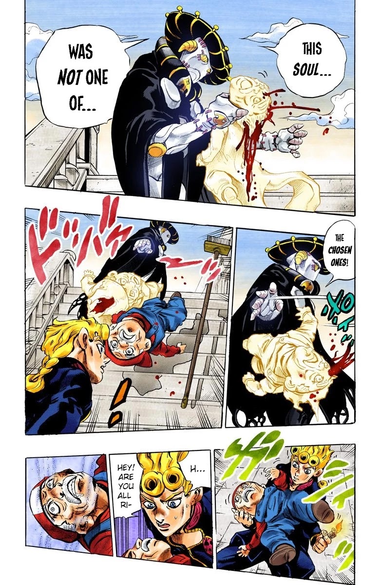 JoJo's Bizarre Adventure Part 5 - Vento Aureo (Official Colored) chapter 12 page 17