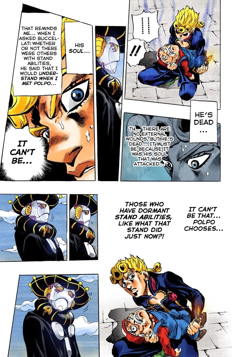 JoJo's Bizarre Adventure Part 5 - Vento Aureo (Official Colored) chapter 12 page 18