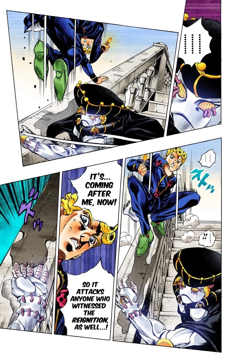 JoJo's Bizarre Adventure Part 5 - Vento Aureo (Official Colored) chapter 12 page 20