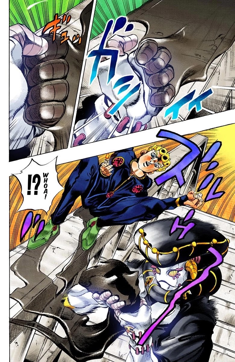 JoJo's Bizarre Adventure Part 5 - Vento Aureo (Official Colored) chapter 12 page 21