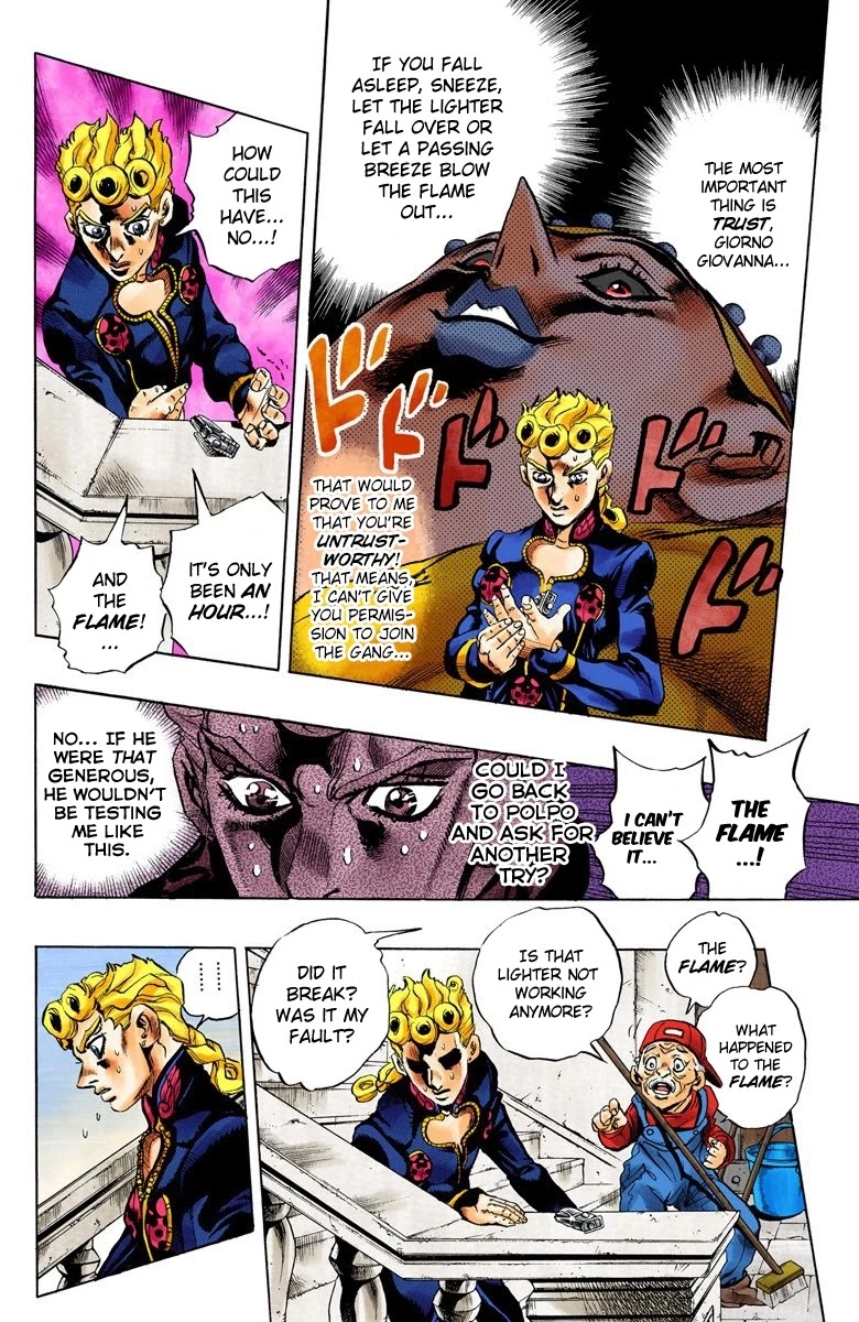 JoJo's Bizarre Adventure Part 5 - Vento Aureo (Official Colored) chapter 12 page 5