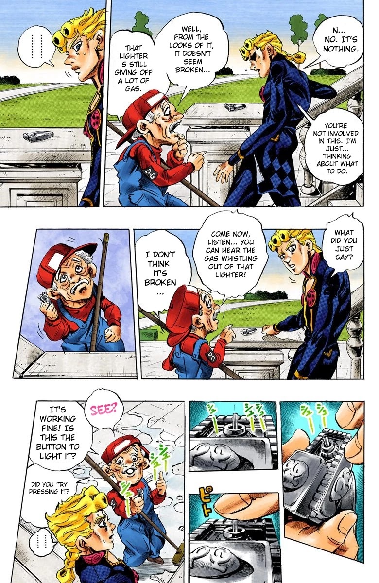 JoJo's Bizarre Adventure Part 5 - Vento Aureo (Official Colored) chapter 12 page 6