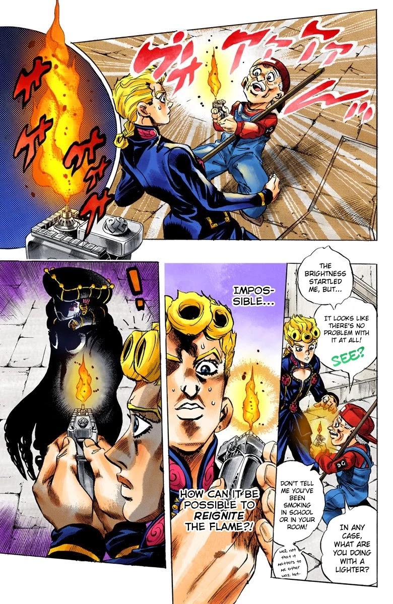 JoJo's Bizarre Adventure Part 5 - Vento Aureo (Official Colored) chapter 12 page 8