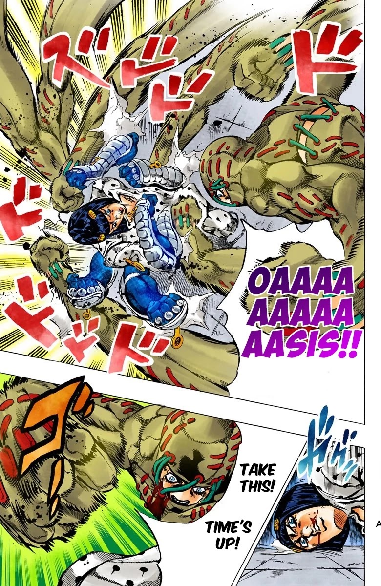 JoJo's Bizarre Adventure Part 5 - Vento Aureo (Official Colored) chapter 120 page 10