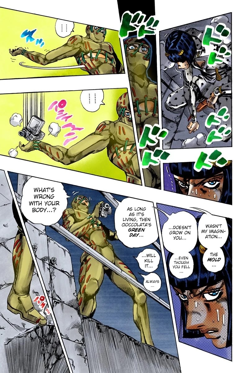 JoJo's Bizarre Adventure Part 5 - Vento Aureo (Official Colored) chapter 120 page 12