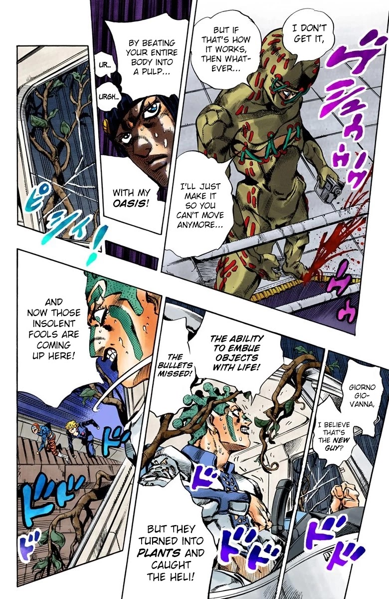 JoJo's Bizarre Adventure Part 5 - Vento Aureo (Official Colored) chapter 120 page 13