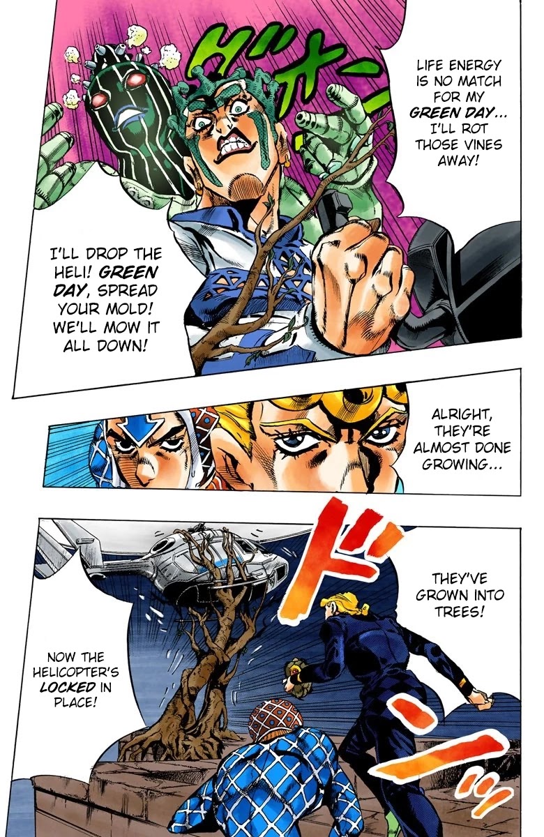 JoJo's Bizarre Adventure Part 5 - Vento Aureo (Official Colored) chapter 120 page 14