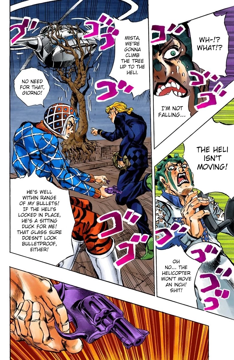 JoJo's Bizarre Adventure Part 5 - Vento Aureo (Official Colored) chapter 120 page 15