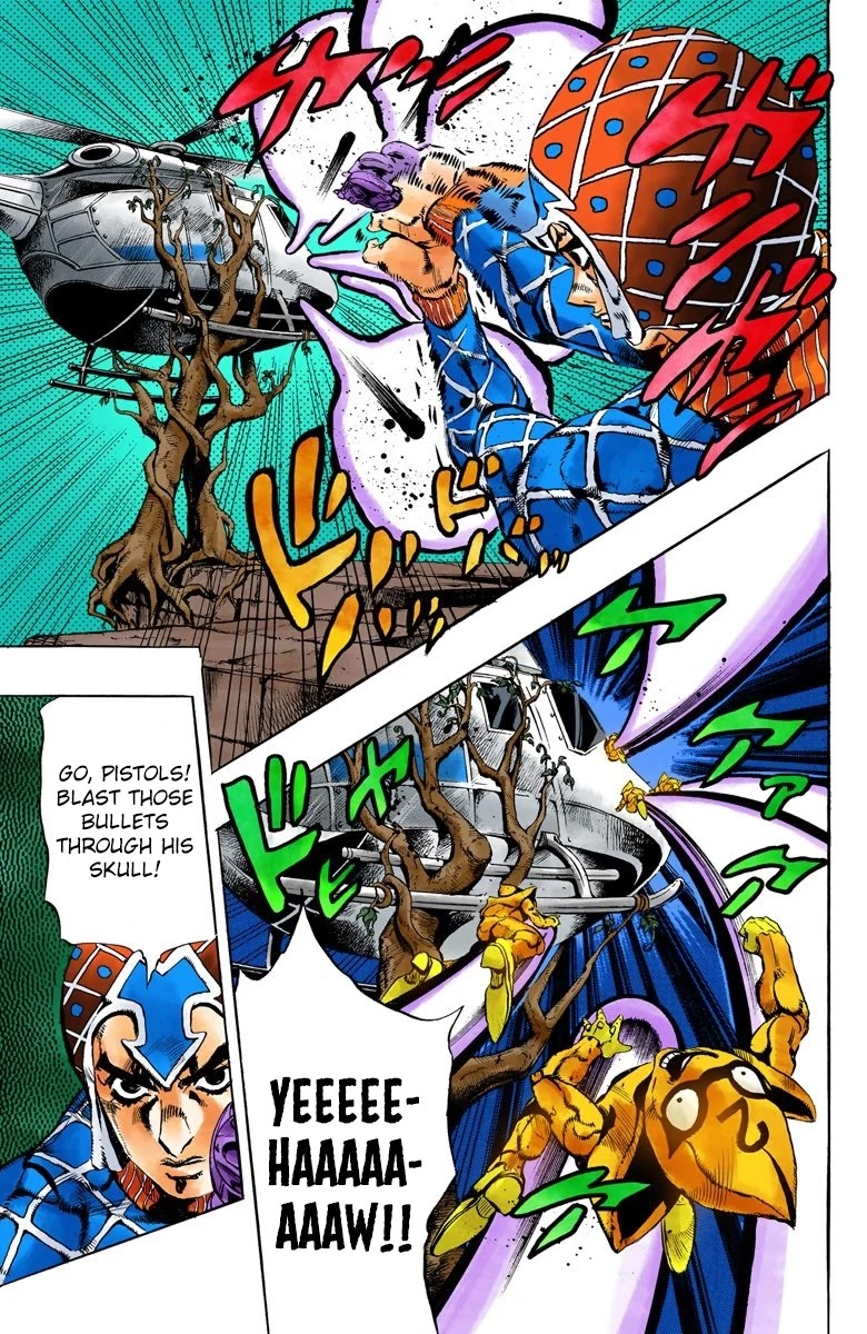 JoJo's Bizarre Adventure Part 5 - Vento Aureo (Official Colored) chapter 120 page 16