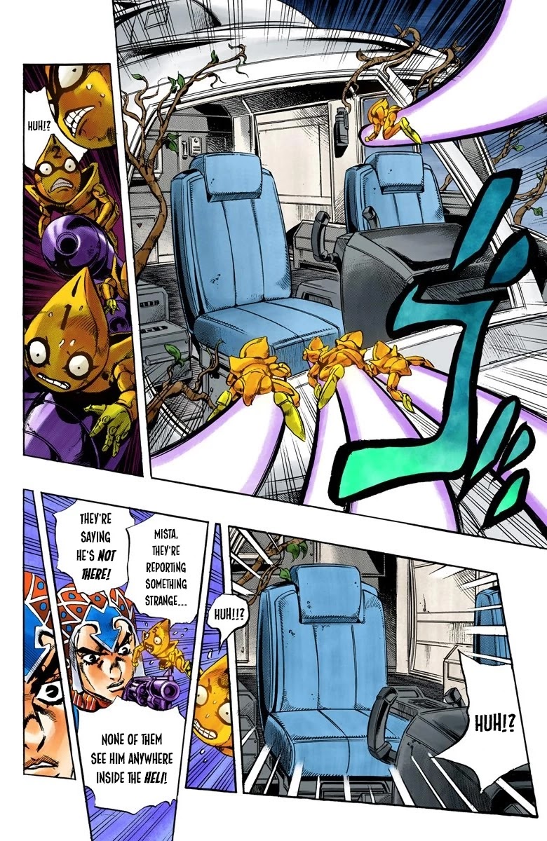 JoJo's Bizarre Adventure Part 5 - Vento Aureo (Official Colored) chapter 120 page 17