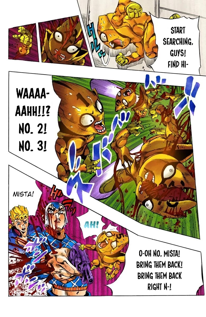 JoJo's Bizarre Adventure Part 5 - Vento Aureo (Official Colored) chapter 120 page 19