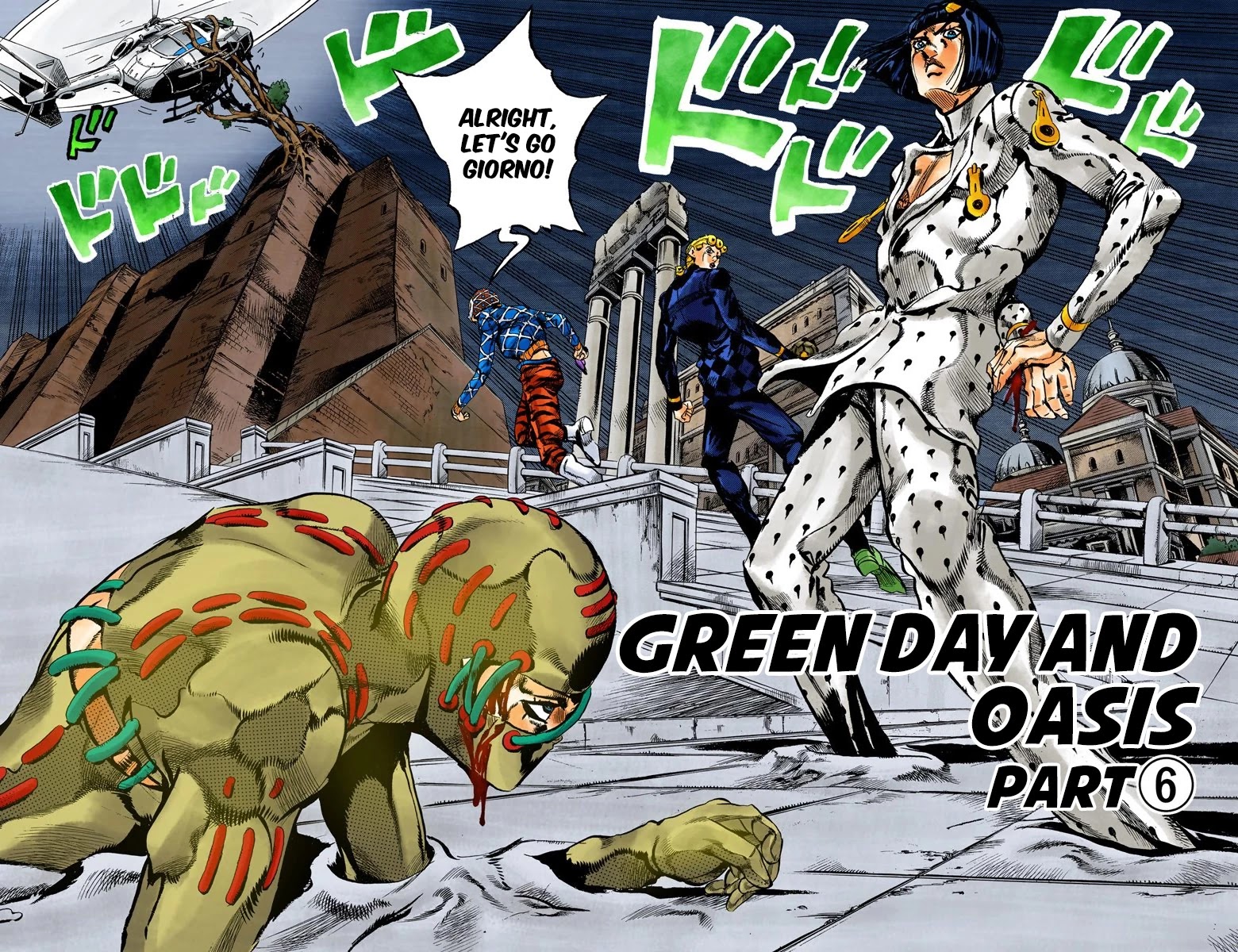 JoJo's Bizarre Adventure Part 5 - Vento Aureo (Official Colored) chapter 120 page 3