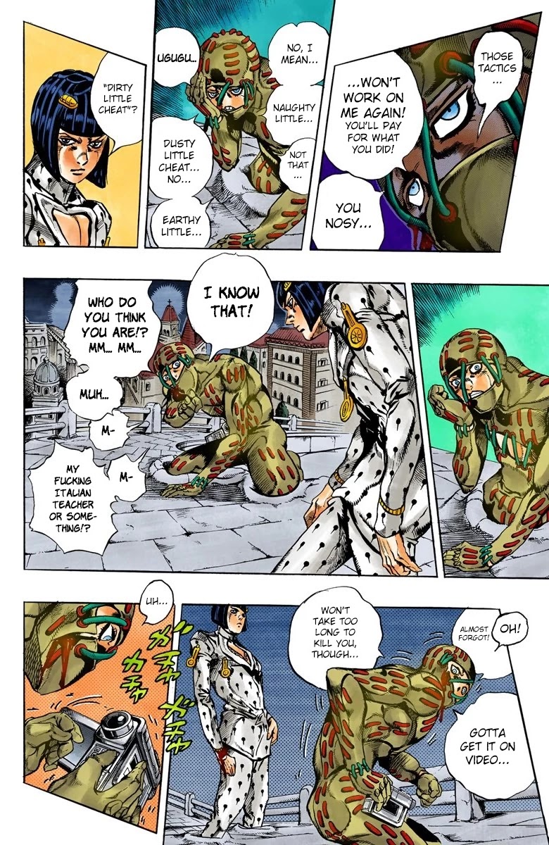 JoJo's Bizarre Adventure Part 5 - Vento Aureo (Official Colored) chapter 120 page 4