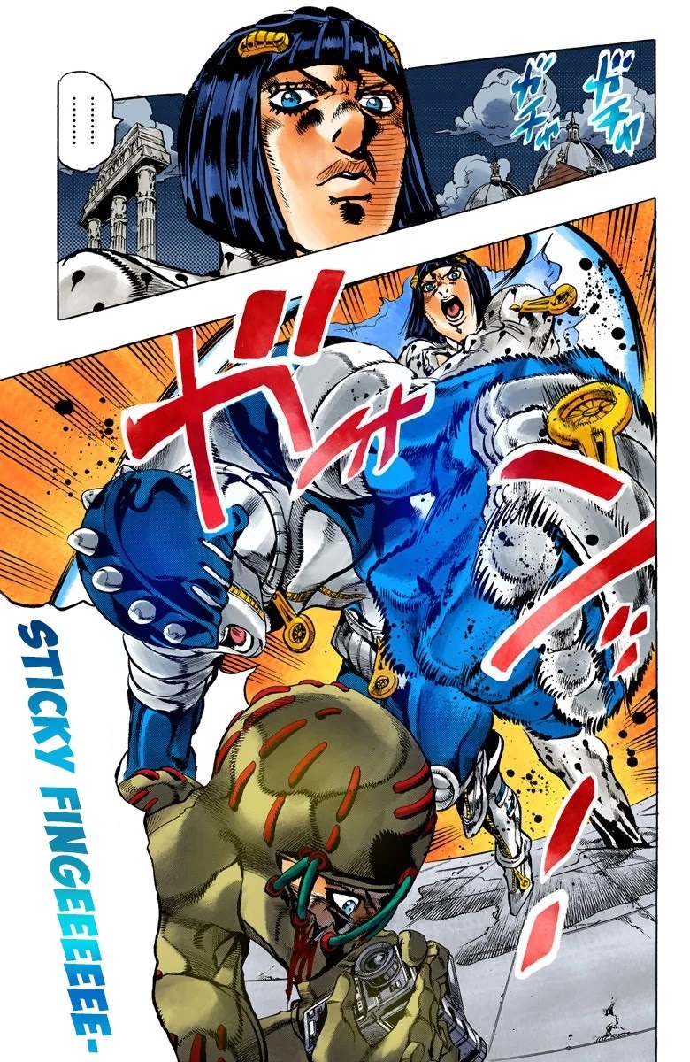 JoJo's Bizarre Adventure Part 5 - Vento Aureo (Official Colored) chapter 120 page 5