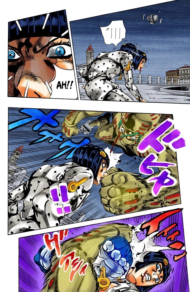 JoJo's Bizarre Adventure Part 5 - Vento Aureo (Official Colored) chapter 120 page 7