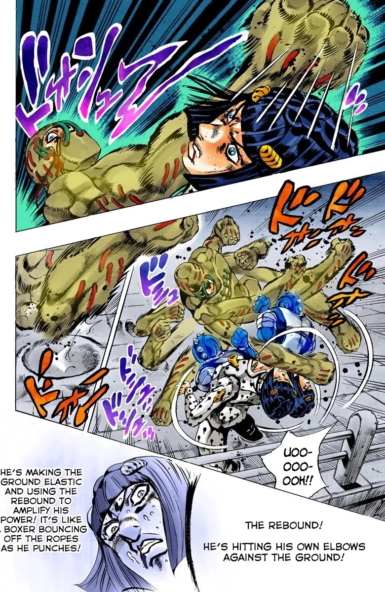 JoJo's Bizarre Adventure Part 5 - Vento Aureo (Official Colored) chapter 120 page 9