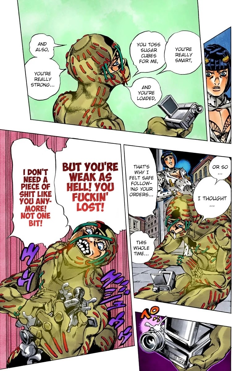 JoJo's Bizarre Adventure Part 5 - Vento Aureo (Official Colored) chapter 124 page 13