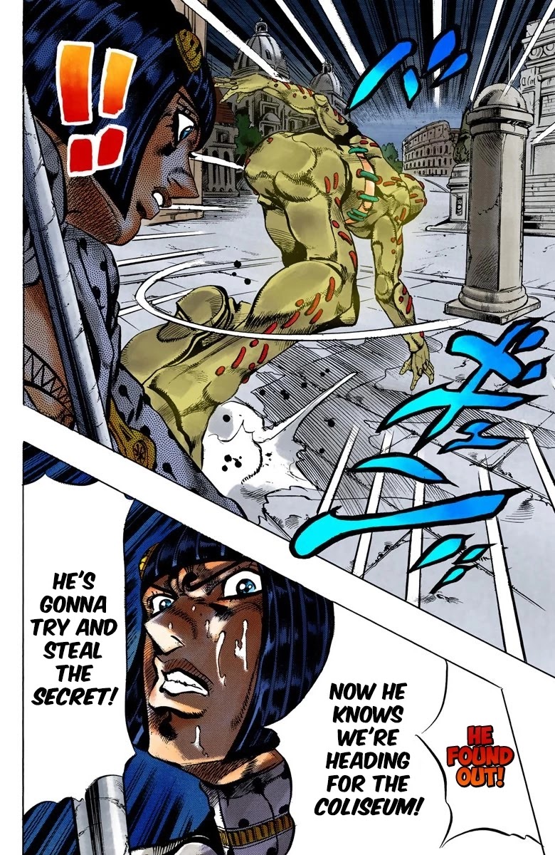 JoJo's Bizarre Adventure Part 5 - Vento Aureo (Official Colored) chapter 124 page 14