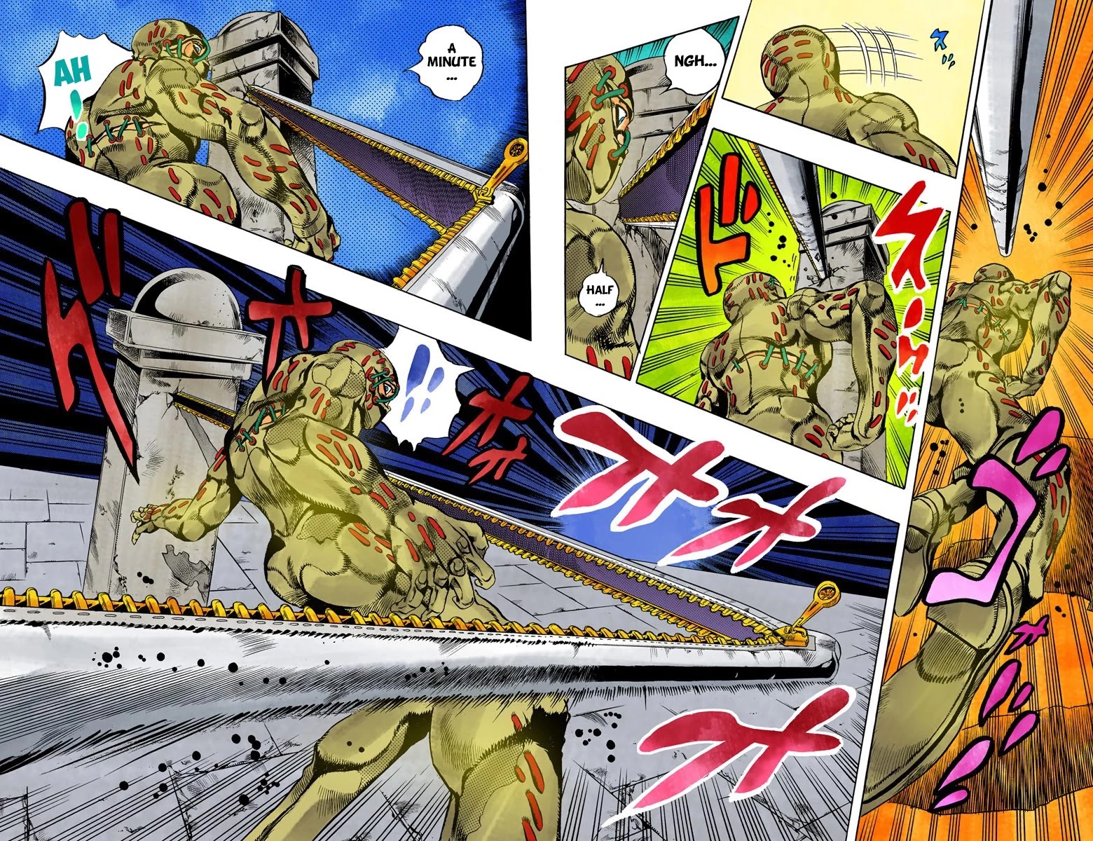 JoJo's Bizarre Adventure Part 5 - Vento Aureo (Official Colored) chapter 124 page 16