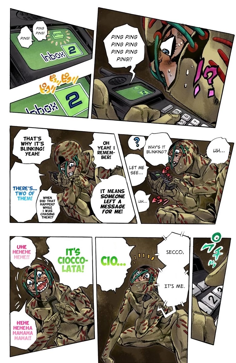 JoJo's Bizarre Adventure Part 5 - Vento Aureo (Official Colored) chapter 124 page 5