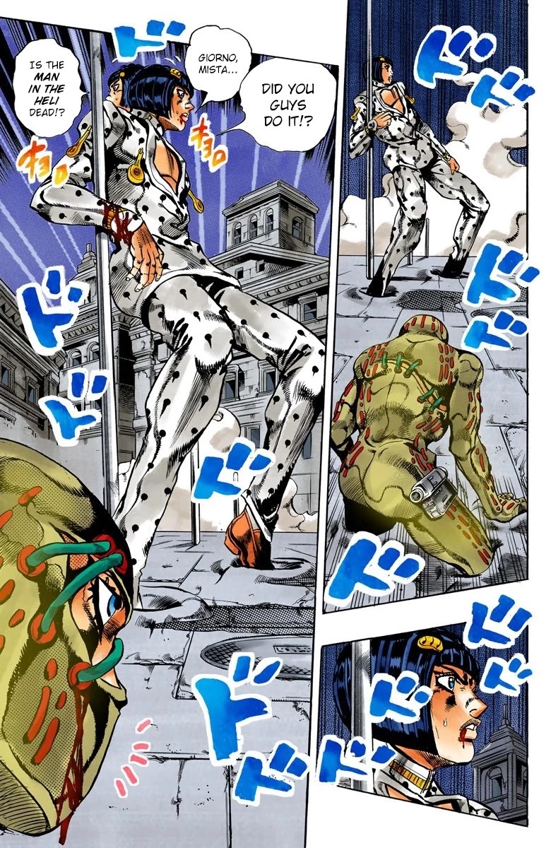 JoJo's Bizarre Adventure Part 5 - Vento Aureo (Official Colored) chapter 124 page 8