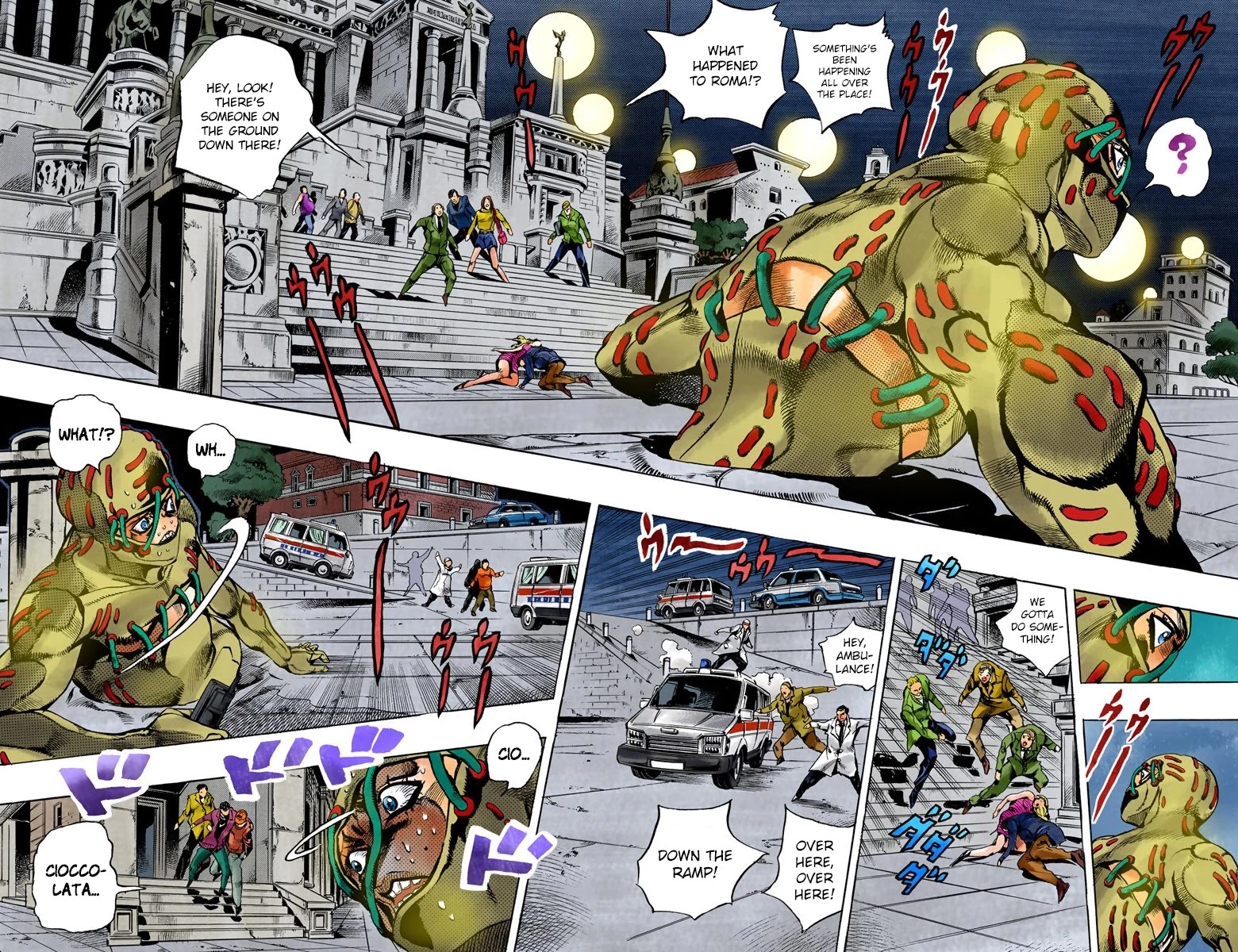 JoJo's Bizarre Adventure Part 5 - Vento Aureo (Official Colored) chapter 124 page 9