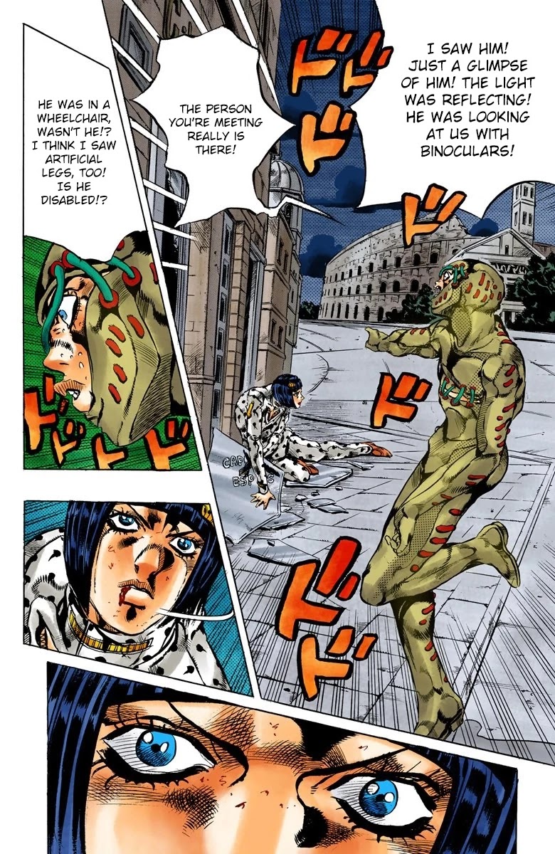 JoJo's Bizarre Adventure Part 5 - Vento Aureo (Official Colored) chapter 125 page 13