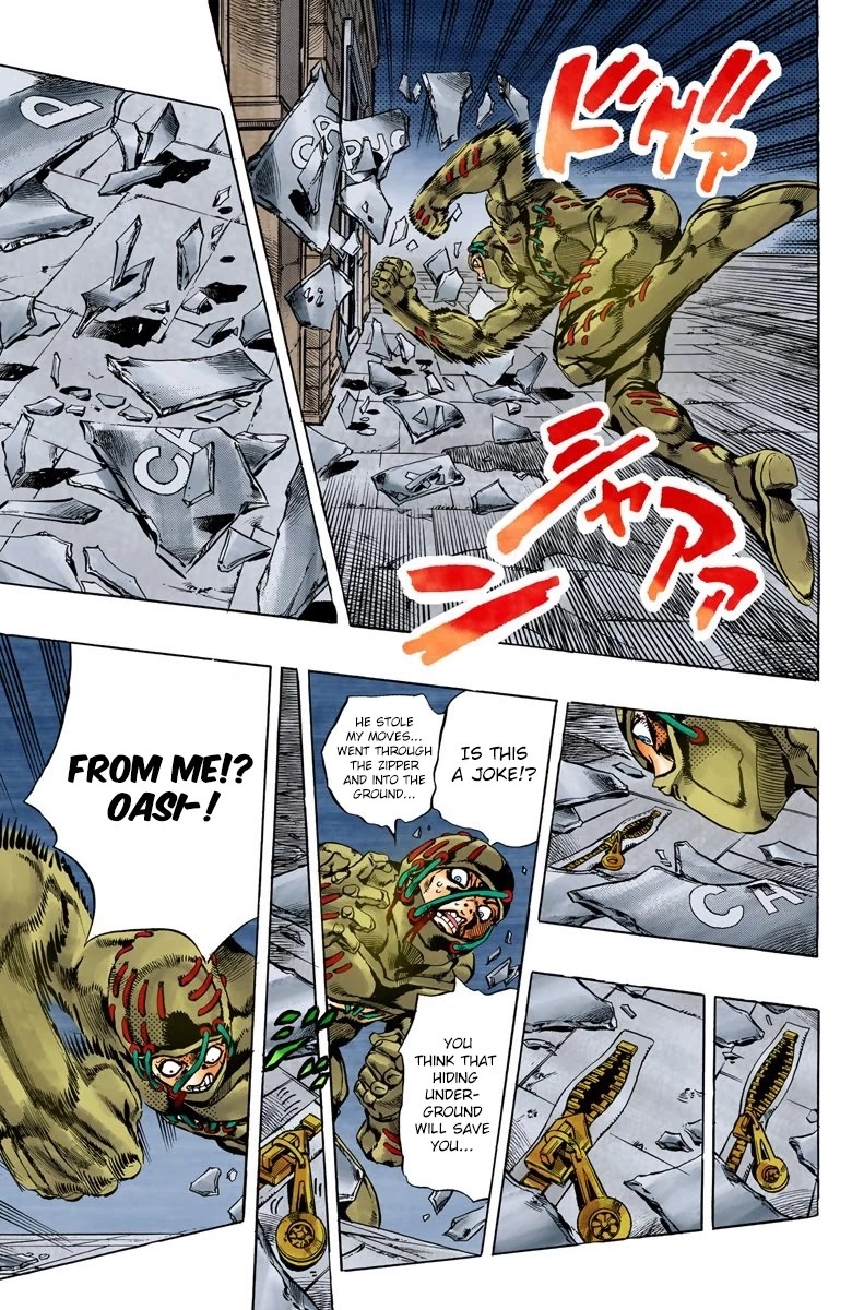 JoJo's Bizarre Adventure Part 5 - Vento Aureo (Official Colored) chapter 125 page 16