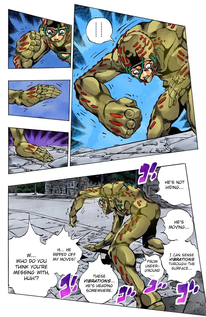 JoJo's Bizarre Adventure Part 5 - Vento Aureo (Official Colored) chapter 125 page 17