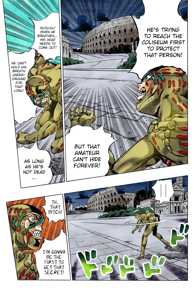 JoJo's Bizarre Adventure Part 5 - Vento Aureo (Official Colored) chapter 125 page 18