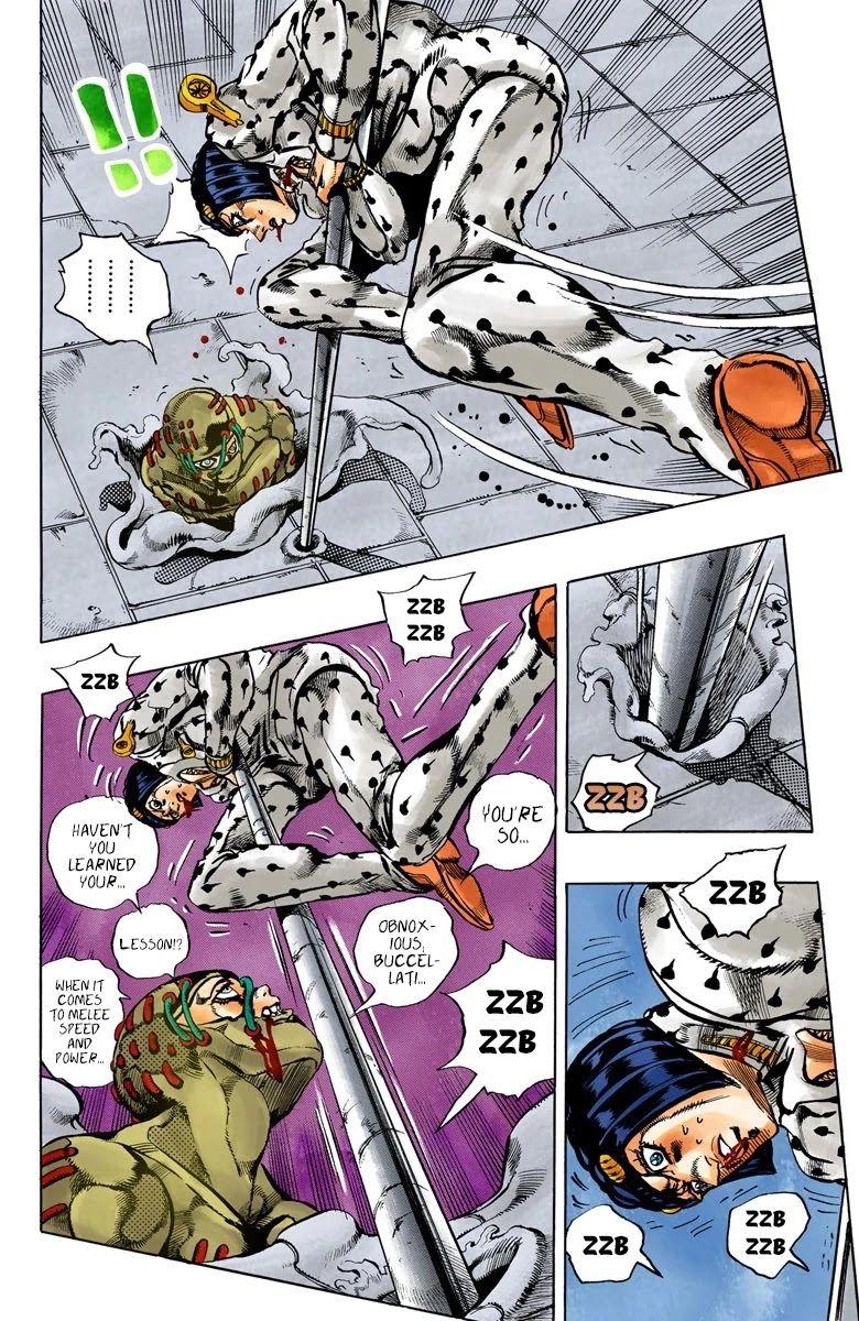 JoJo's Bizarre Adventure Part 5 - Vento Aureo (Official Colored) chapter 125 page 6