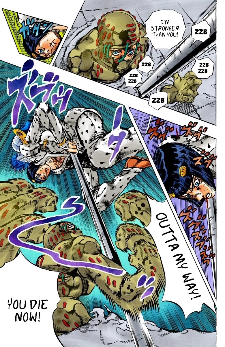 JoJo's Bizarre Adventure Part 5 - Vento Aureo (Official Colored) chapter 125 page 7