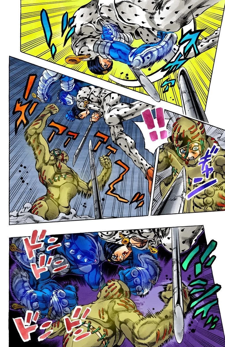 JoJo's Bizarre Adventure Part 5 - Vento Aureo (Official Colored) chapter 125 page 8