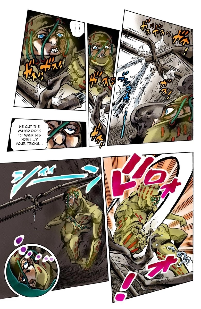 JoJo's Bizarre Adventure Part 5 - Vento Aureo (Official Colored) chapter 126 page 10