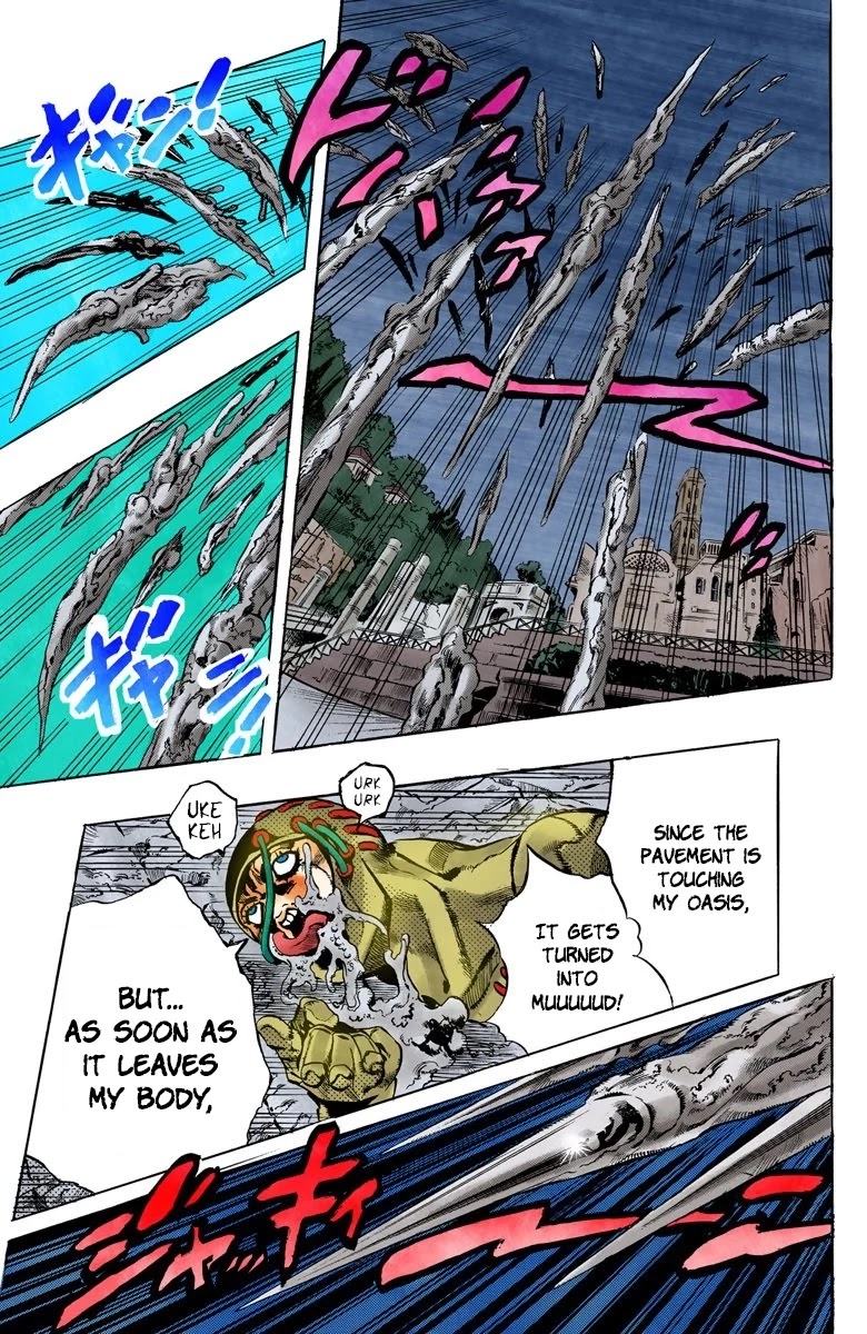 JoJo's Bizarre Adventure Part 5 - Vento Aureo (Official Colored) chapter 126 page 16