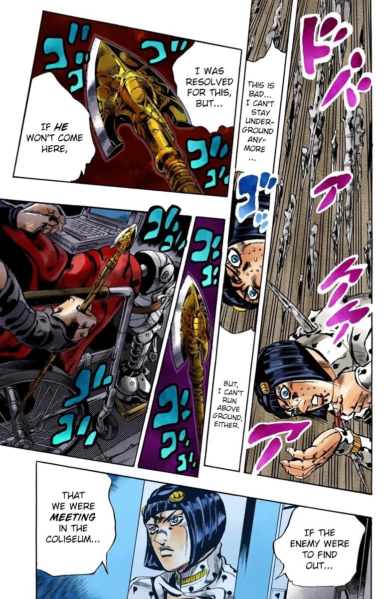 JoJo's Bizarre Adventure Part 5 - Vento Aureo (Official Colored) chapter 126 page 18