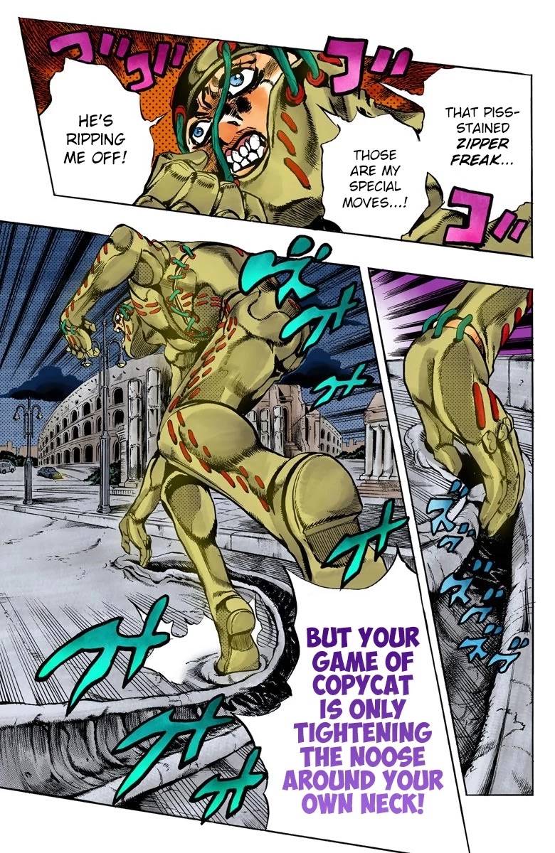 JoJo's Bizarre Adventure Part 5 - Vento Aureo (Official Colored) chapter 126 page 4