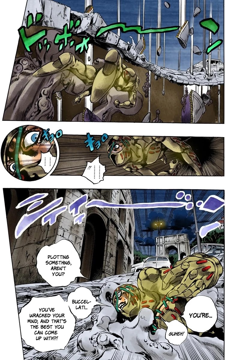 JoJo's Bizarre Adventure Part 5 - Vento Aureo (Official Colored) chapter 127 page 10