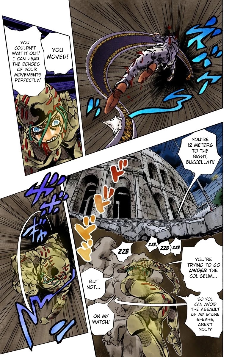 JoJo's Bizarre Adventure Part 5 - Vento Aureo (Official Colored) chapter 127 page 6