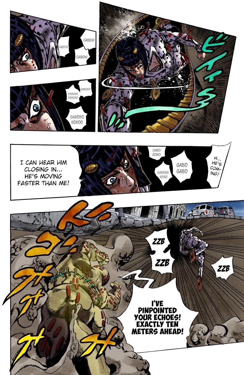 JoJo's Bizarre Adventure Part 5 - Vento Aureo (Official Colored) chapter 127 page 7