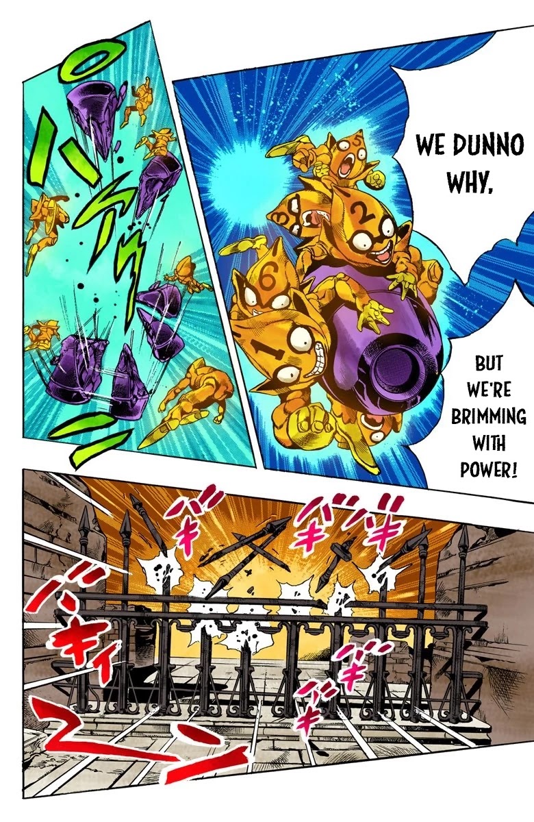 JoJo's Bizarre Adventure Part 5 - Vento Aureo (Official Colored) chapter 134 page 11